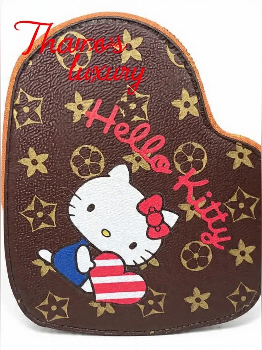 HELLO KITTY WOMENS HEART BAG BUNDLE (MYSTERY DESIGNER PURSE FILL-UP)